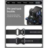 Spigen Google Pixel Watch 1/2/3/4 41 mm ranneke Nano Pop Black Sesame