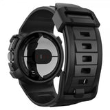 Spigen Google Pixel Watch 1/2/3 41mm Ranneke ja Suojakuori Rugged Armor Pro Musta