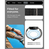 Spigen Google Pixel Watch 3/4 45mm ranneke Lite Fit X musta