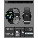 Spigen Google Pixel Watch 3/4 45mm Armband Nano Pop Black Sesame