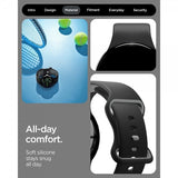 Spigen Google Pixel Watch 3/4 45mm Armband Nano Pop Black Sesame