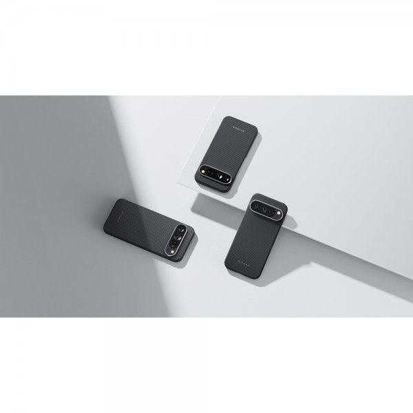 Pitaka Google Pixel 9/Pixel 9 Pro Kuori Ultra-Slim Case MagSafe Black/Grey Twill