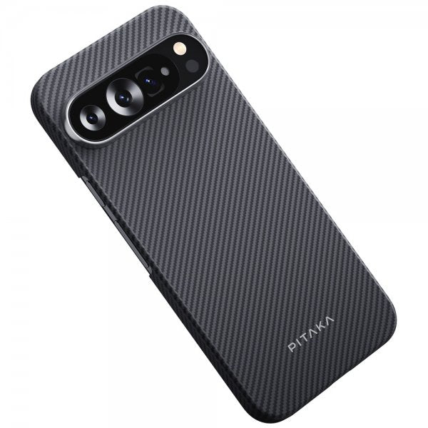 Pitaka Google Pixel 9 Pro XL Kuori Ultra-Slim Case MagSafe Black/Grey Twill