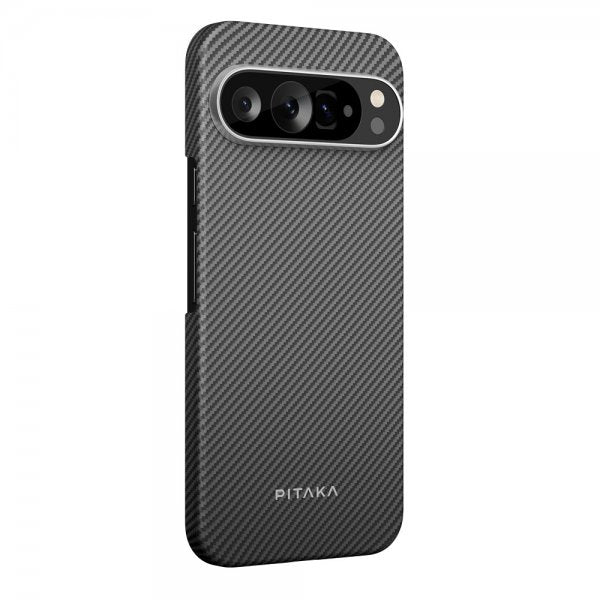 Pitaka Google Pixel 9 Pro XL Kuori Ultra-Slim Case MagSafe Black/Grey Twill