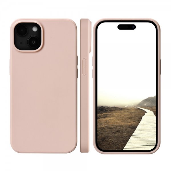 dbramante1928 iPhone 15 Plus -suojakuori Greenland Pink Sand