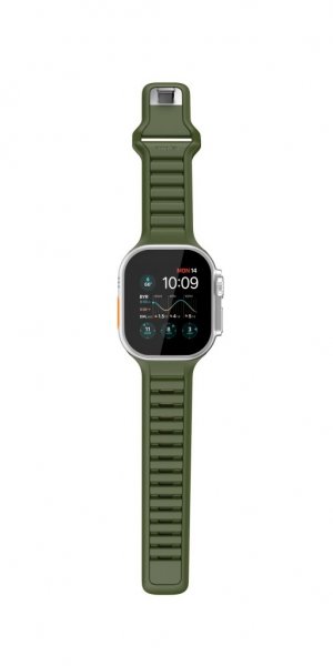 KeyBudz Apple Watch 44/45/46mm/Apple Watch Ultra -ranneke Journey Forest Green
