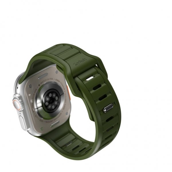 KeyBudz Apple Watch 44/45/46mm/Apple Watch Ultra -ranneke Journey Forest Green