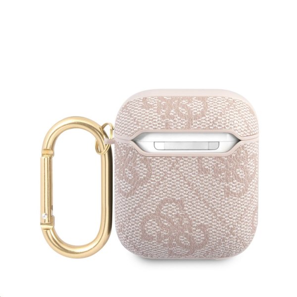 Guess AirPods (1/2) Kuori 4G Script Roosa