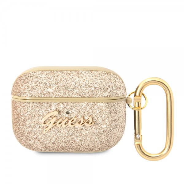 Guess AirPods Pro Kuoret Glitter Flakes Kulta