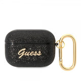 Guess AirPods Pro Kuoret Glitter Flakes Musta