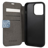 Guess iPhone 13 Pro -kotelo Printed Stripe, sininen