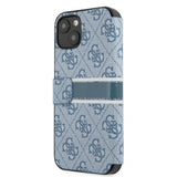 Guess iPhone 13 -kuori, painettu raita, sininen