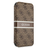 Guess iPhone 13 Mini Suojakuori Printed Stripe Ruskea