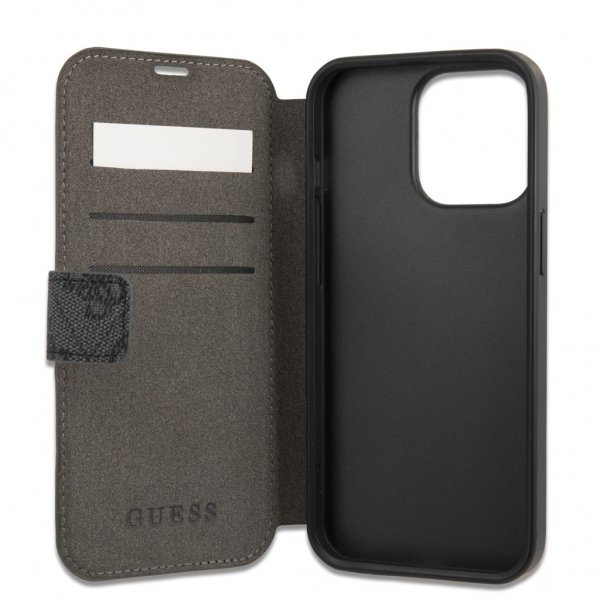 Guess iPhone 13 Pro Max Suojakuori Printed Stripe Harmaa