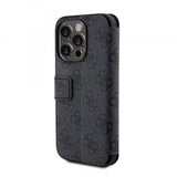 Guess iPhone 15 Pro Kotelo 4G Logo Harmaa