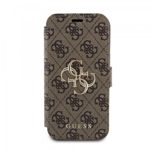 Guess iPhone 15 -suojakuori 4G Logo, ruskea