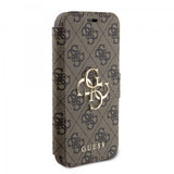 Guess iPhone 15 -suojakuori 4G Logo, ruskea