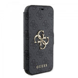 Guess iPhone 15 Suojakotelo 4G Logo Harmaa