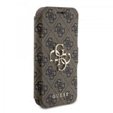 Guess iPhone 15 Pro Max Suojakuori 4G Logo Ruskea