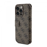 Guess iPhone 15 Pro Max Suojakuori 4G Logo Ruskea