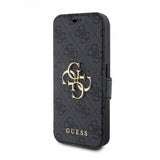 Guess iPhone 15 Pro Max Suojakuori 4G Logo Harmaa