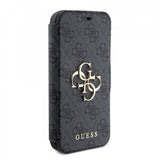 Guess iPhone 15 Pro Max Suojakuori 4G Logo Harmaa
