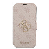 Guess iPhone 15 Pro Max Suojakuori 4G Logo Pinkki