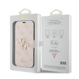 Guess iPhone 15 Pro Max Suojakuori 4G Logo Pinkki