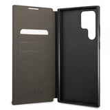 Guess Samsung Galaxy S22 Ultra Kotelo 4G Logo Harmaa