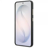 Guess Samsung Galaxy S26 Kuori 4G Logo Grained Musta