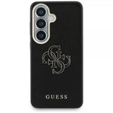 Guess Samsung Galaxy S26 Plus Kuori 4G Logo Grained Musta