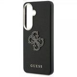 Guess Samsung Galaxy S26 Plus Kuori 4G Logo Grained Musta