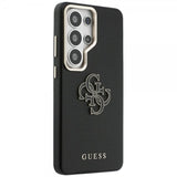 Guess Samsung Galaxy S26 Ultra Kuoret 4G Logo Grained Musta