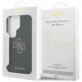 Guess Samsung Galaxy S26 Ultra Kuoret 4G Logo Grained Musta