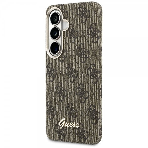 Guess Samsung Galaxy S26 Kuoret 4G Script MagSafe Ruskea