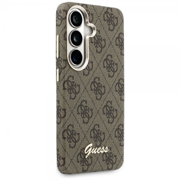 Guess Samsung Galaxy S26 Kuoret 4G Script MagSafe Ruskea
