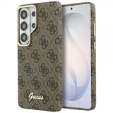 Guess Samsung Galaxy S26 Ultra Kuori 4G Script MagSafe Ruskea