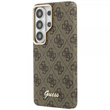 Guess Samsung Galaxy S26 Ultra Kuori 4G Script MagSafe Ruskea