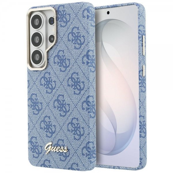 Guess Samsung Galaxy S26 Ultra Kuori 4G Script MagSafe Sininen