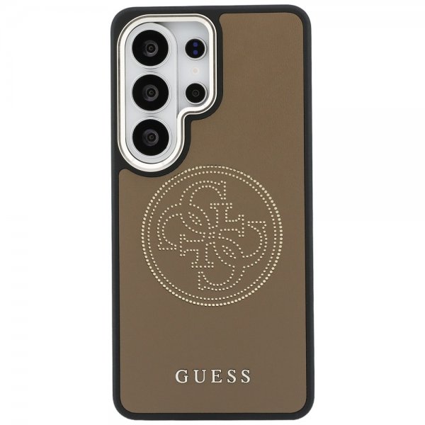 Guess Samsung Galaxy S26 Ultra Kuoret Perforated Logo MagSafe Ruskea