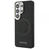 Guess Samsung Galaxy S26 Ultra Kuoret Perforated Logo MagSafe Musta