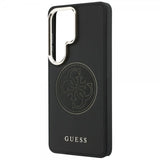 Guess Samsung Galaxy S26 Ultra Kuoret Perforated Logo MagSafe Musta