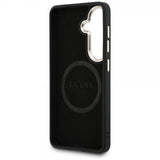 Guess Samsung Galaxy S26 Kuori Saffiano Peony MagSafe Musta
