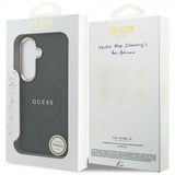 Guess Samsung Galaxy S26 Kuori Saffiano Peony MagSafe Musta