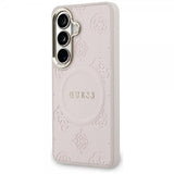 Guess Samsung Galaxy S26 Kuori Saffiano Peony MagSafe Roosa