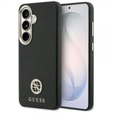 Guess Samsung Galaxy S26 Kuori Rhinestone Logo MagSafe Musta