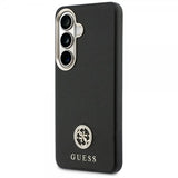 Guess Samsung Galaxy S26 Kuori Rhinestone Logo MagSafe Musta