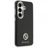 Guess Samsung Galaxy S26 Kuori Rhinestone Logo MagSafe Musta