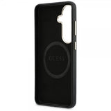 Guess Samsung Galaxy S26 Plus Kuori Timanttikuvioitu Logo MagSafe Musta