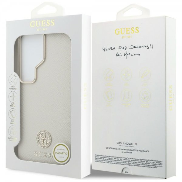 Arvaa Samsung Galaxy S26 Ultra Kuoret Tekojalokivilogo MagSafe Beige
